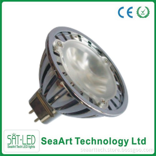 MR16 3*1W LED Electroplate Spotlight